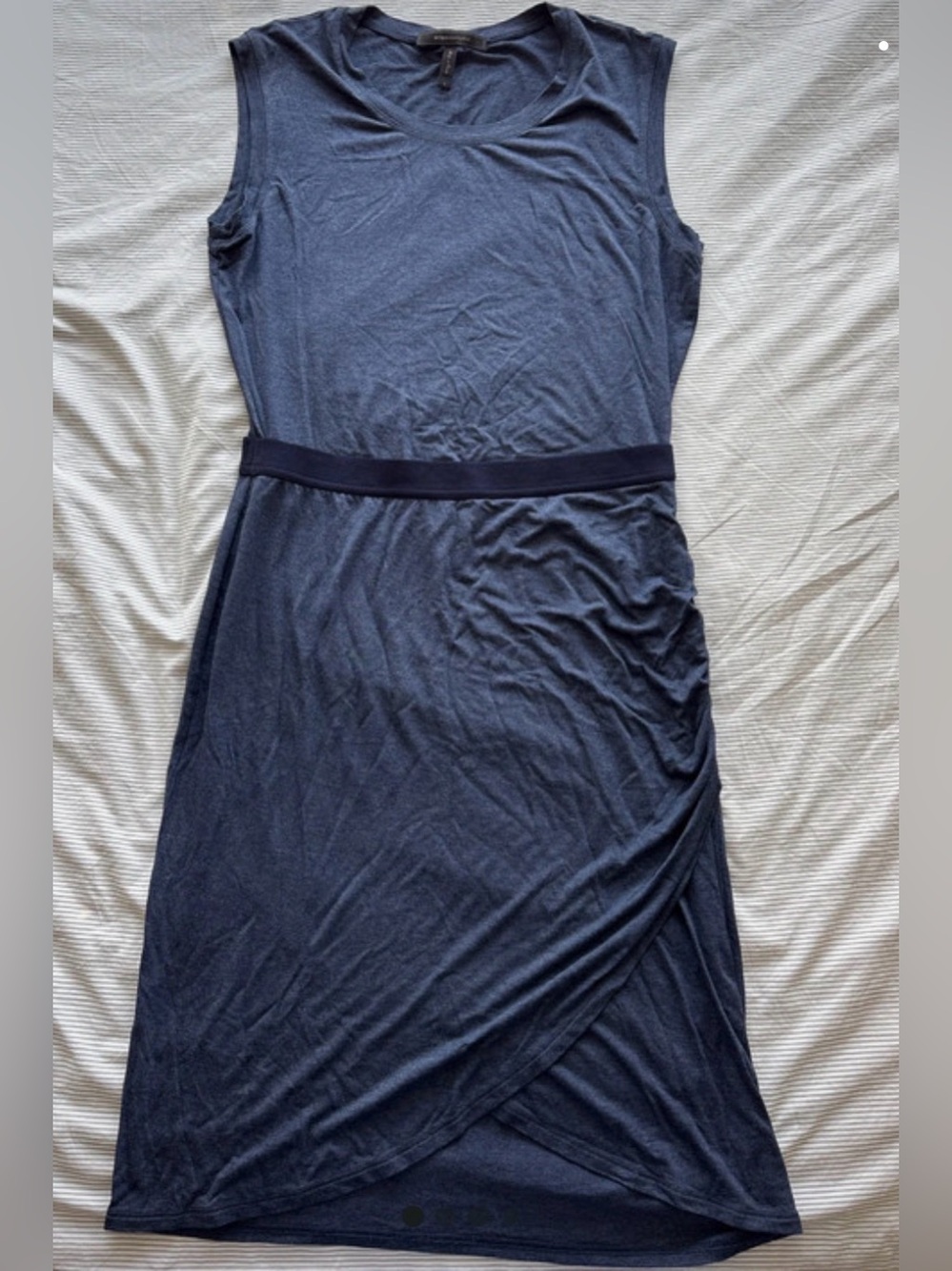 BCBGMaxAzria Navy Sleeveless Dress